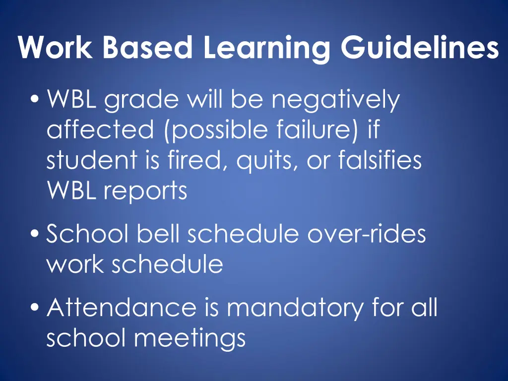 work based learning guidelines 3