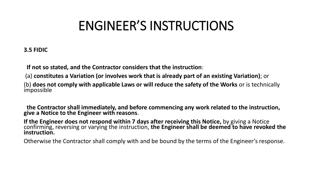 engineer s instructions engineer s instructions 2