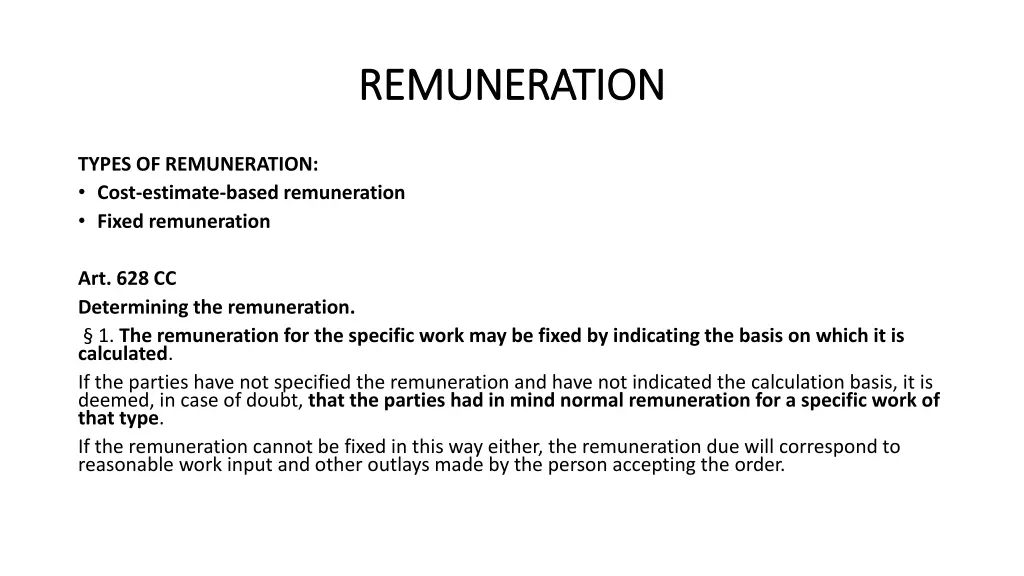 remuneration remuneration 1
