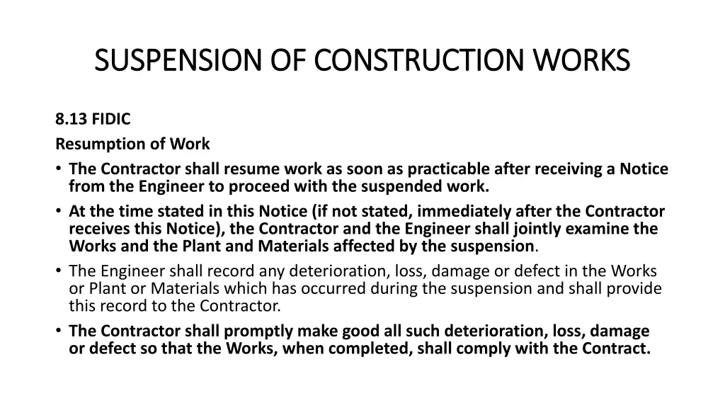 suspension of construction works suspension 4