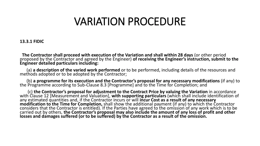 variation procedure variation procedure 2