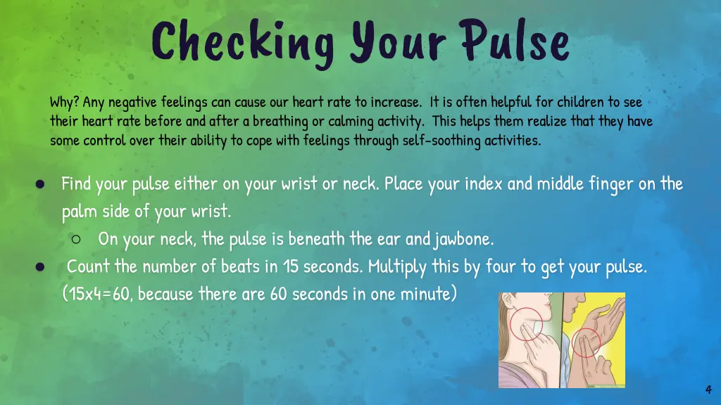 checking your pulse