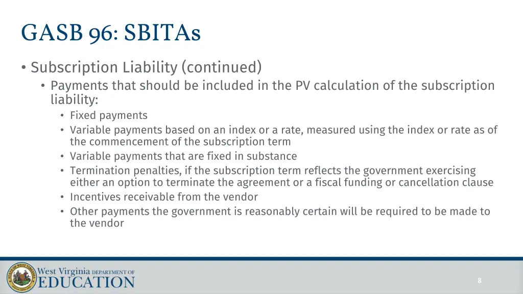 gasb 96 sbitas subscription liability continued