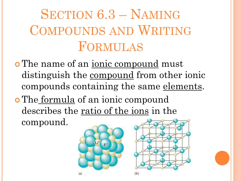 s ection 6 3 n aming c ompounds and w riting