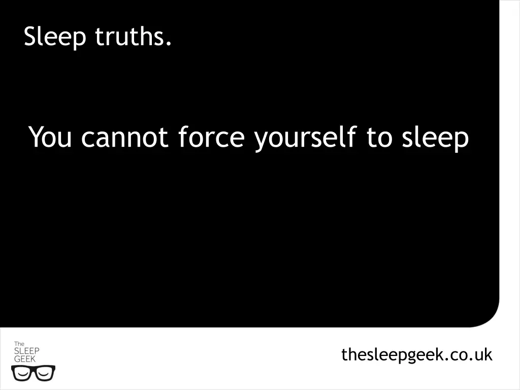sleep truths 1