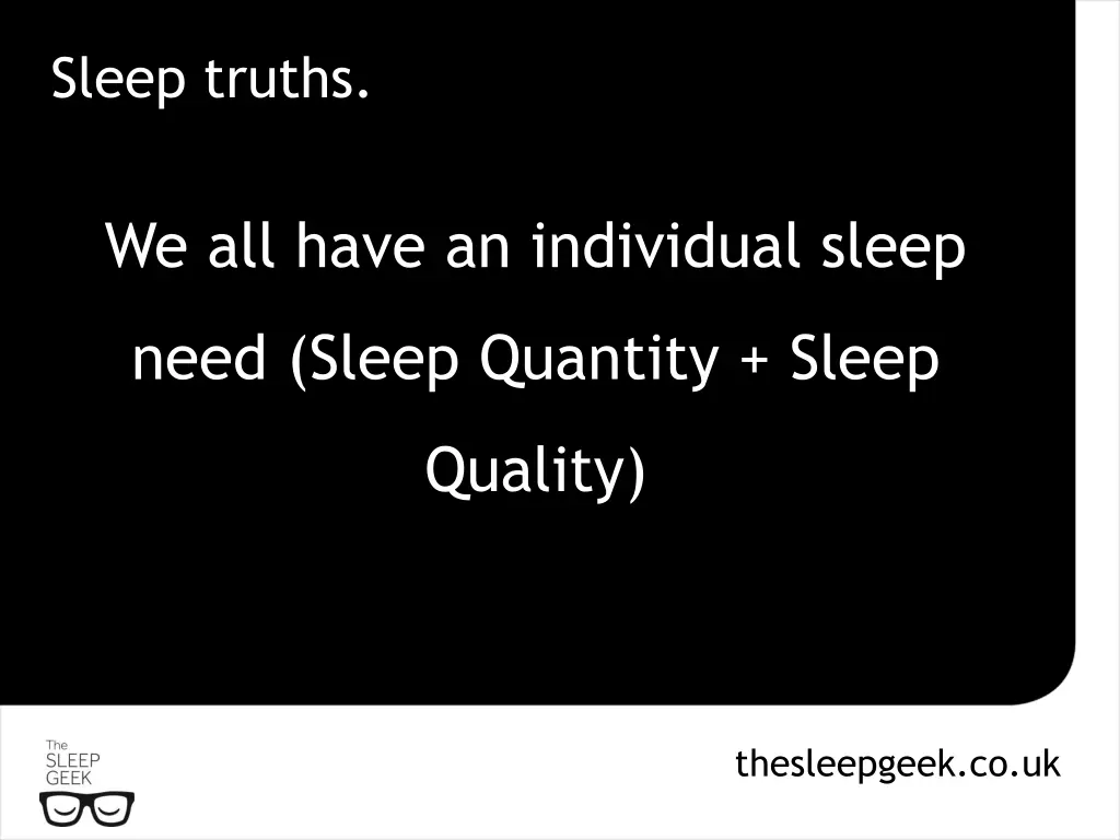 sleep truths 2