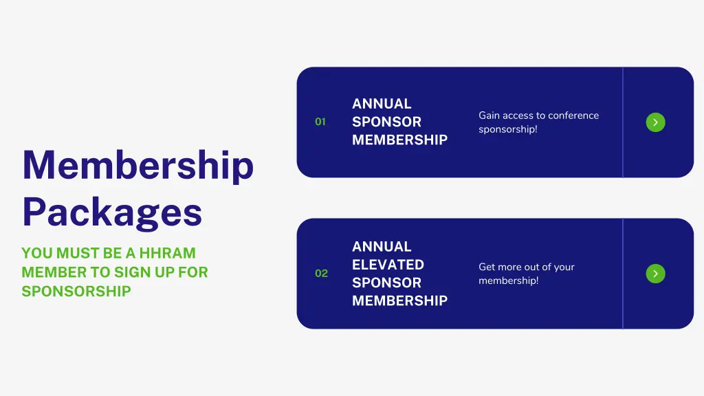 annual sponsor membership