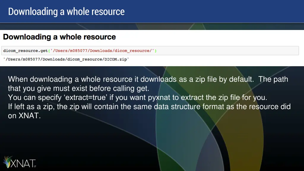 downloading a whole resource