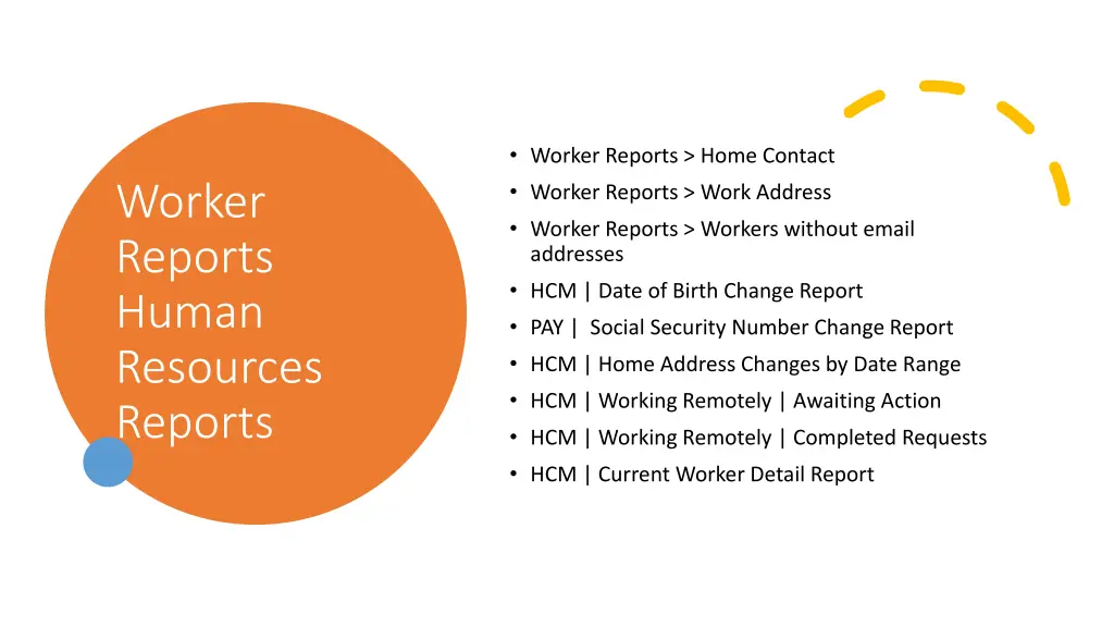 worker reports home contact worker reports work