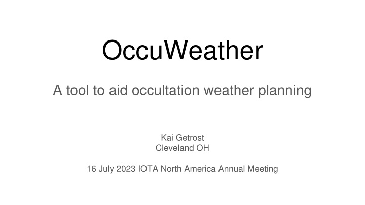 occuweather