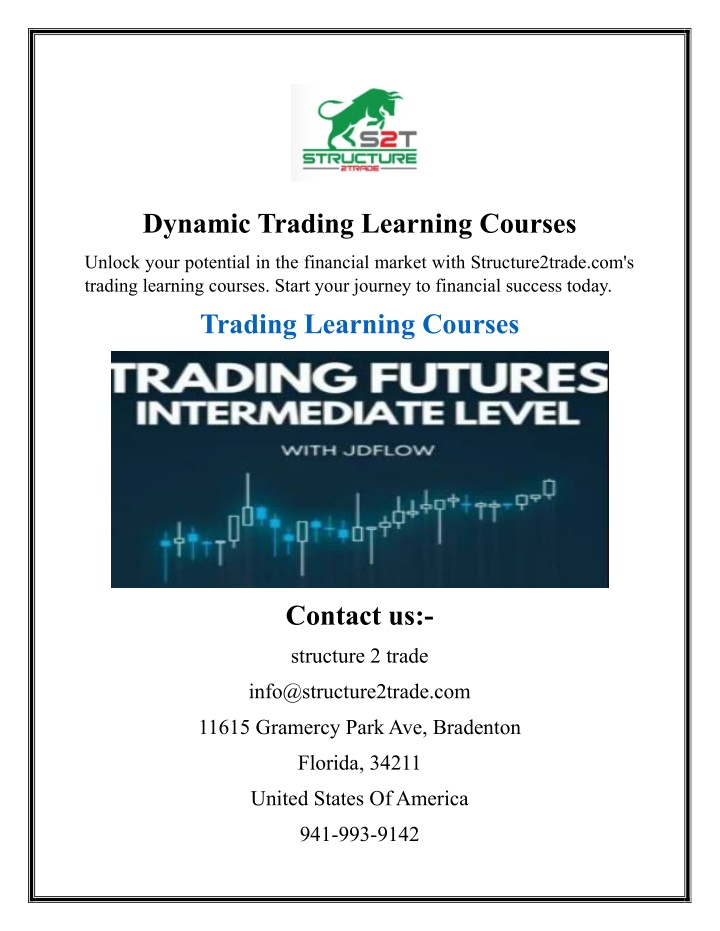 dynamic trading learning courses