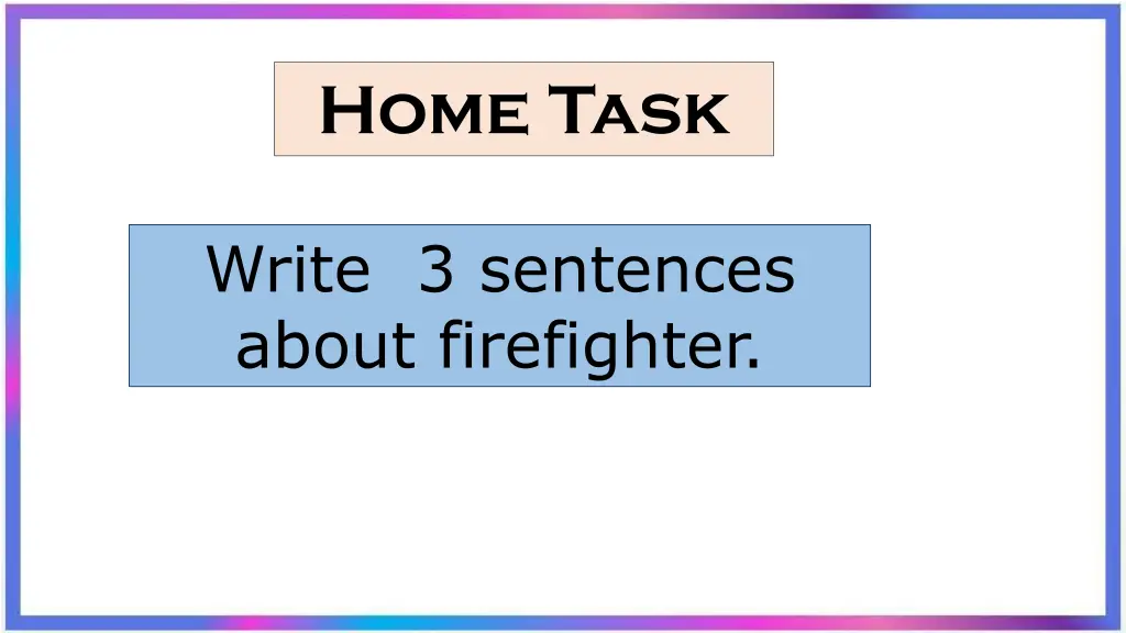 home task