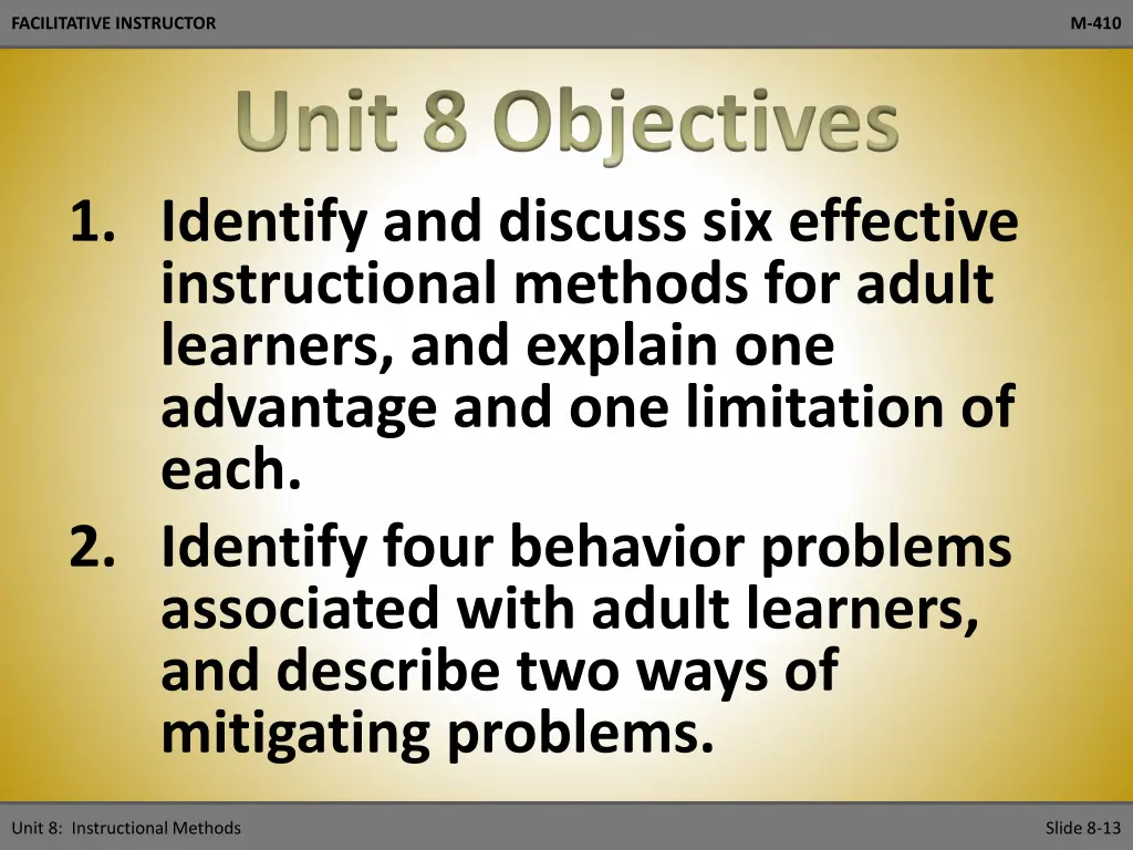 facilitative instructor 11