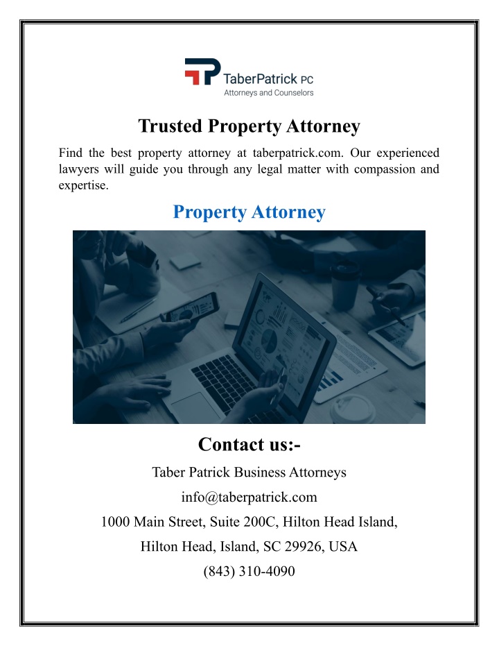 trusted property attorney