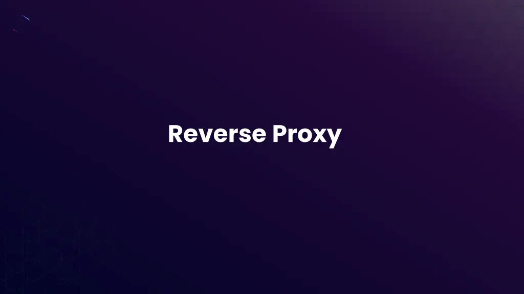 reverse proxy