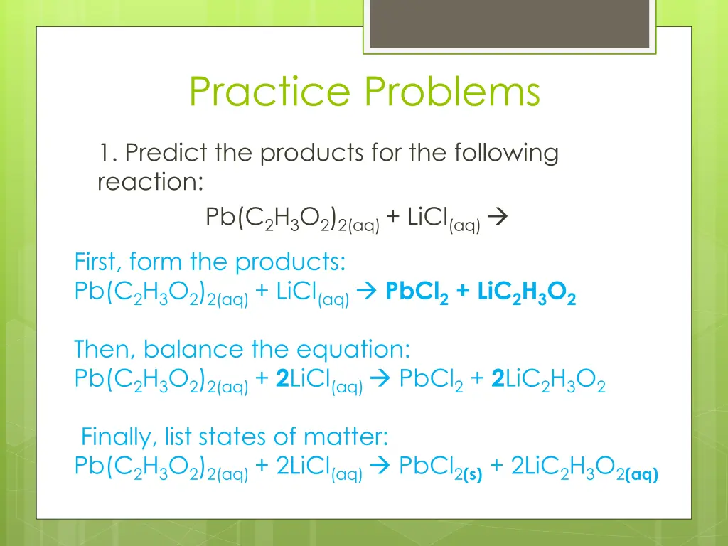 practice problems 4