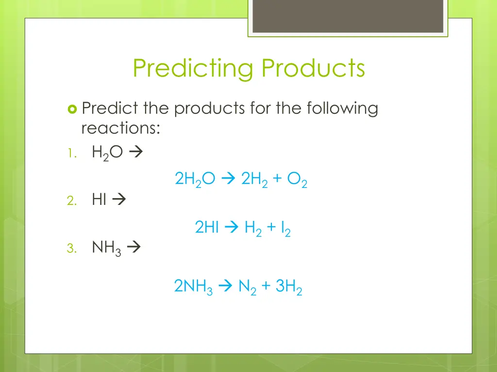 predicting products 1