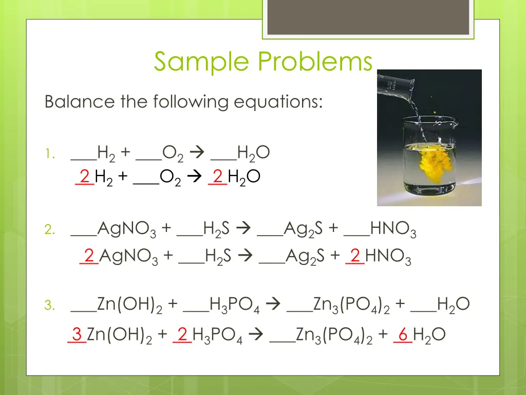 sample problems