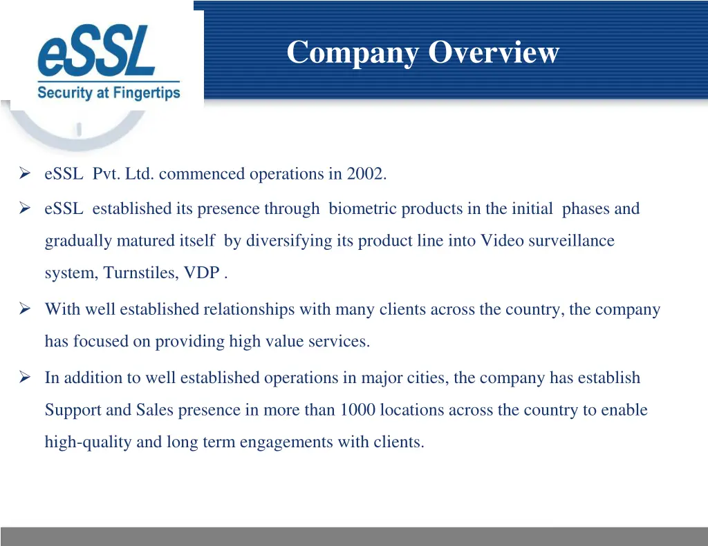 company overview 1