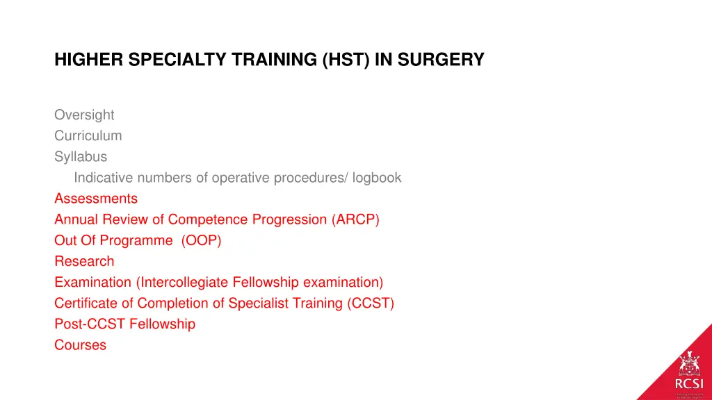 higher specialty training hst in surgery 2