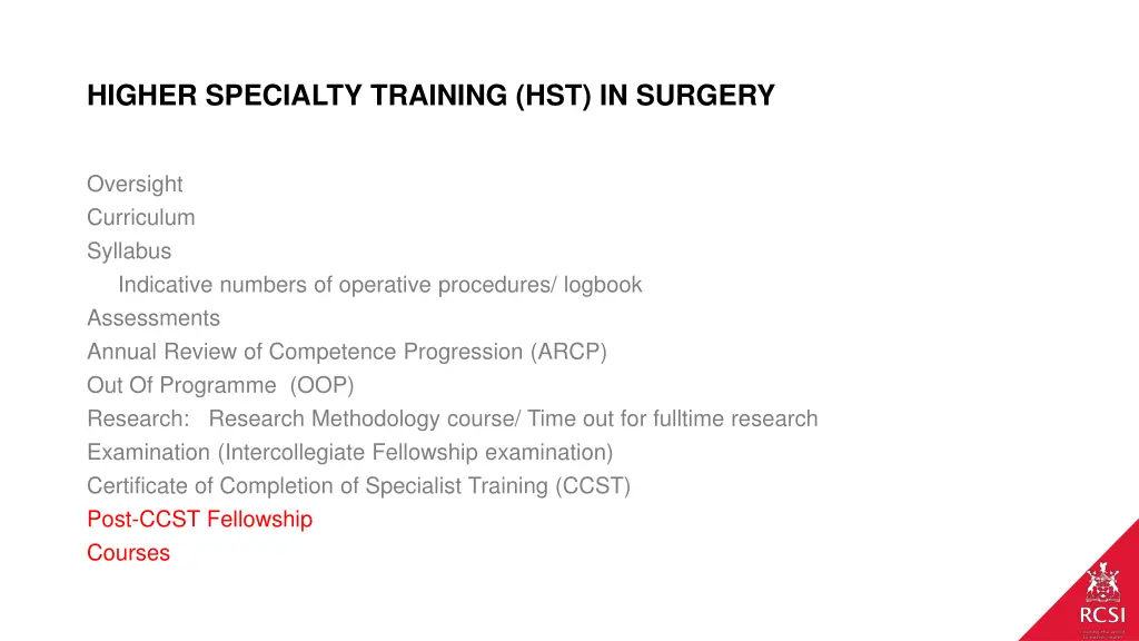 higher specialty training hst in surgery 6