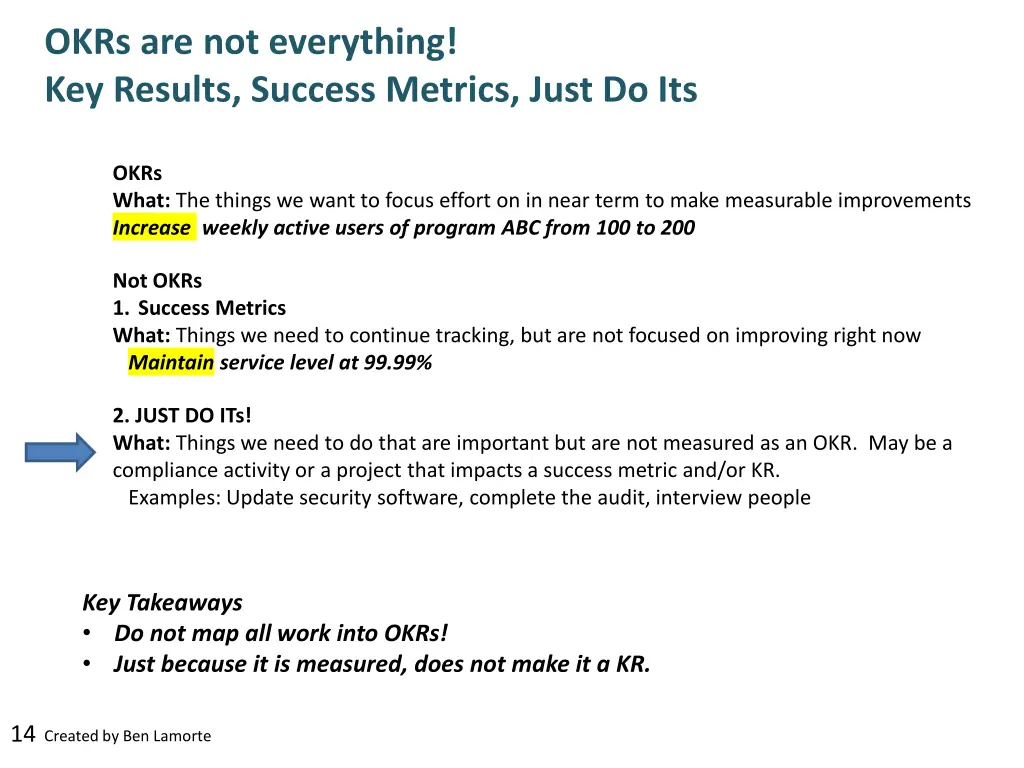 okrs are not everything key results success