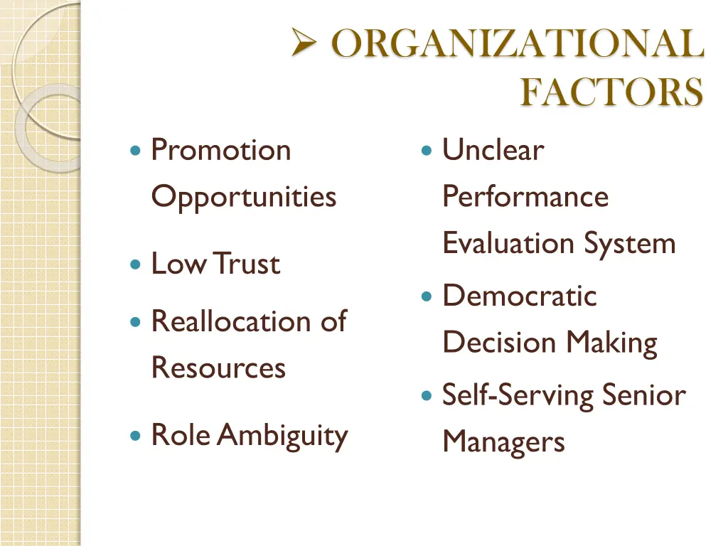 organizational