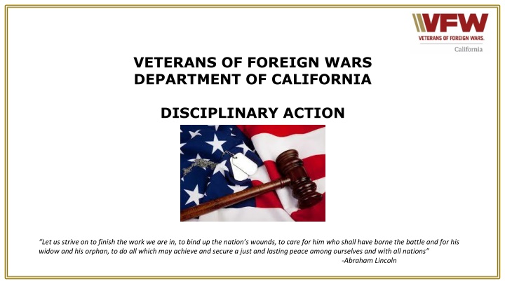 veterans of foreign wars department of california