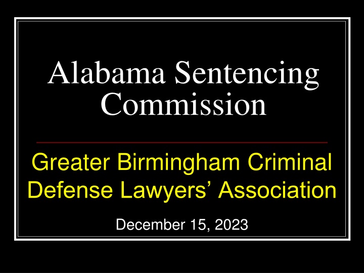 alabama sentencing commission