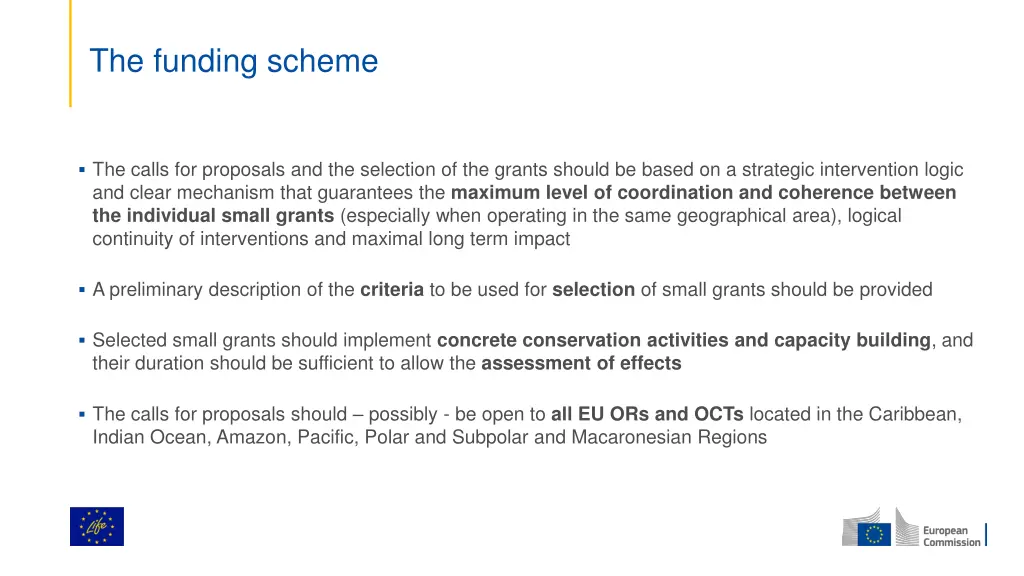 the funding scheme