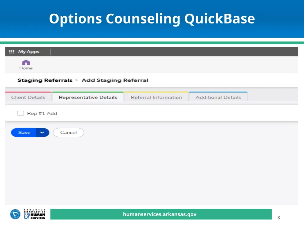 options counseling quickbase 5