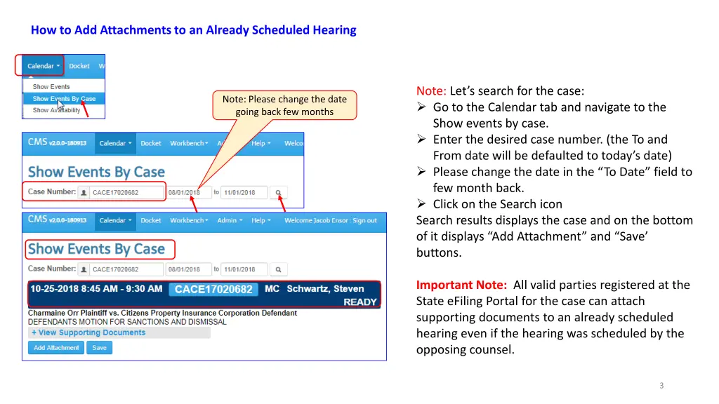 how to add attachments to an already scheduled