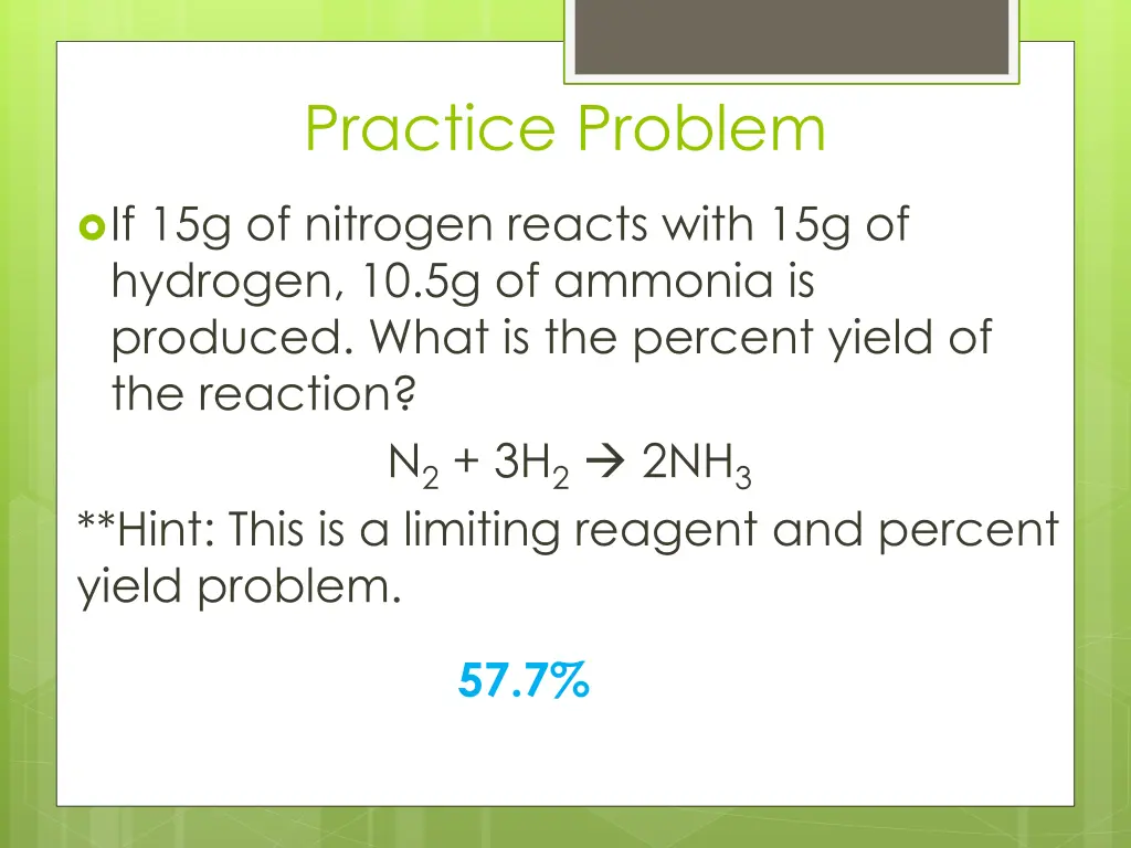 practice problem