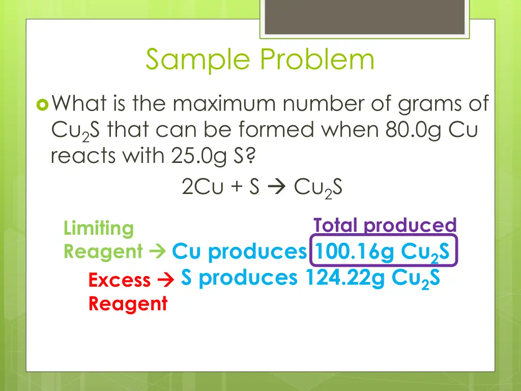 sample problem 2