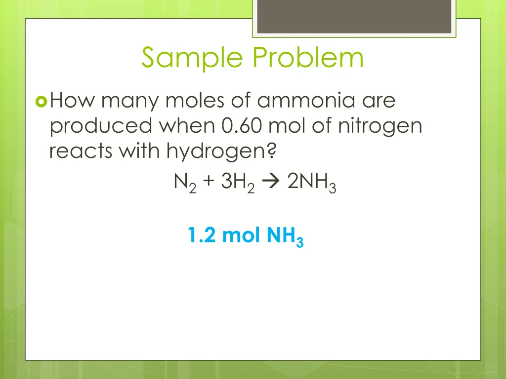 sample problem