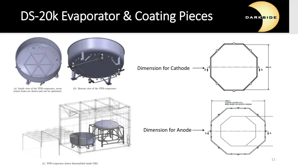 ds ds 20k evaporator coating pieces