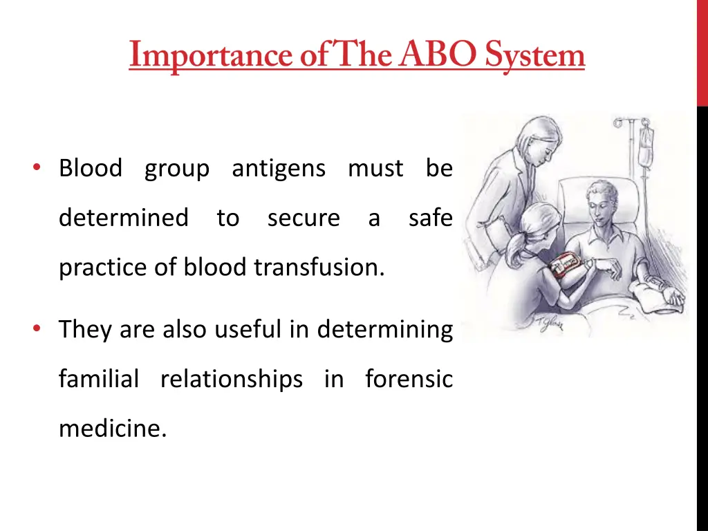 blood group antigens must be
