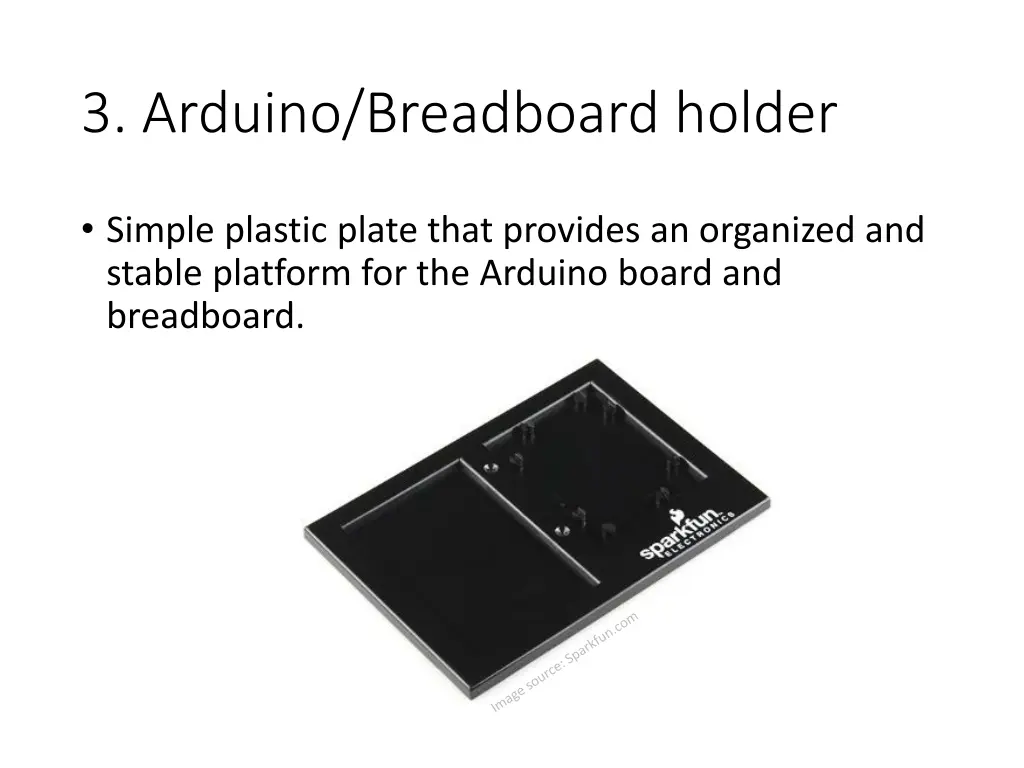 3 arduino breadboard holder