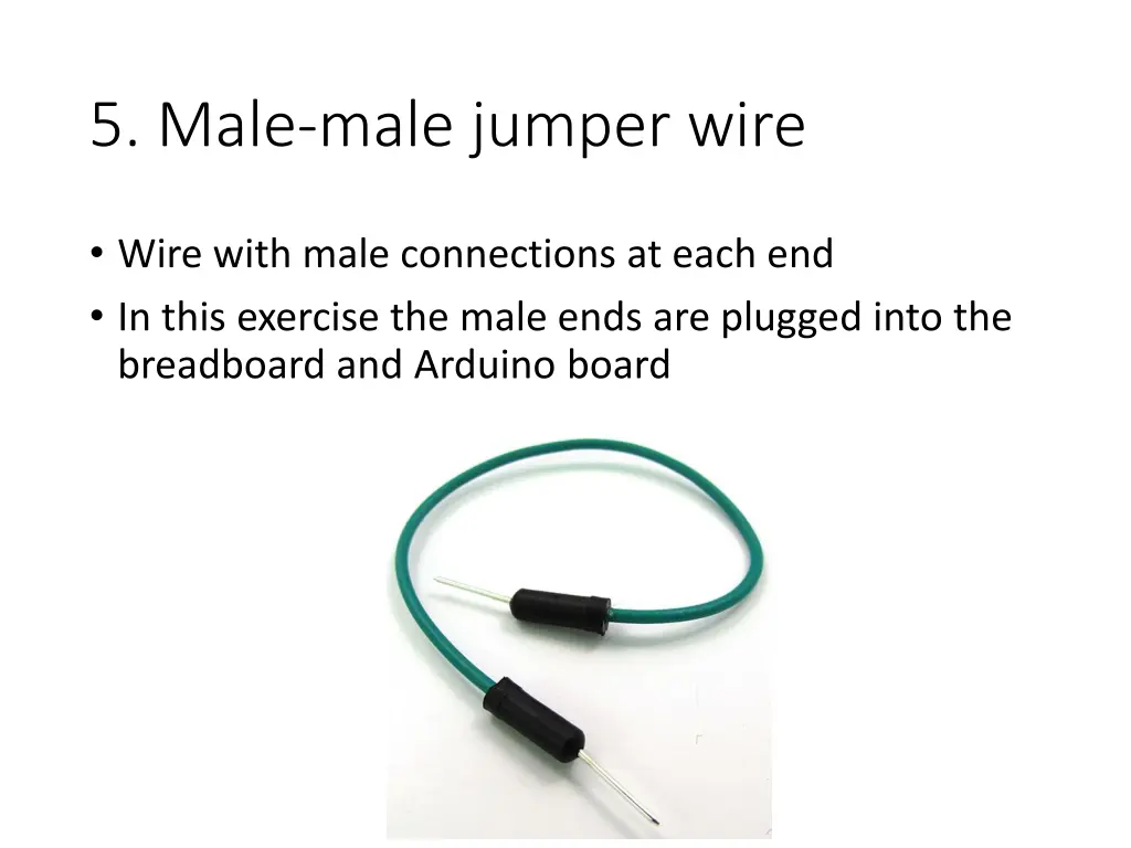 5 male male jumper wire