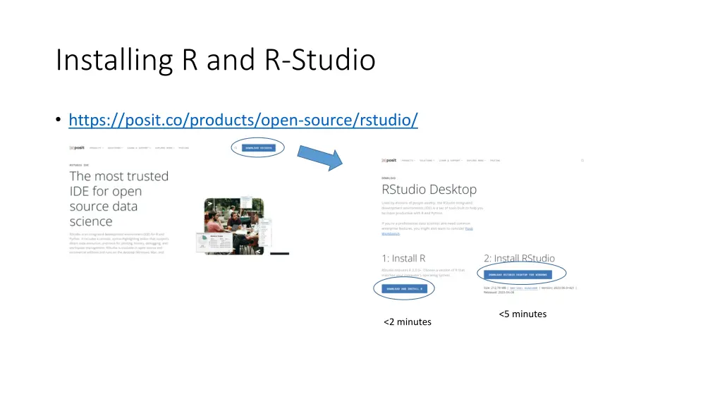 installing r and r studio