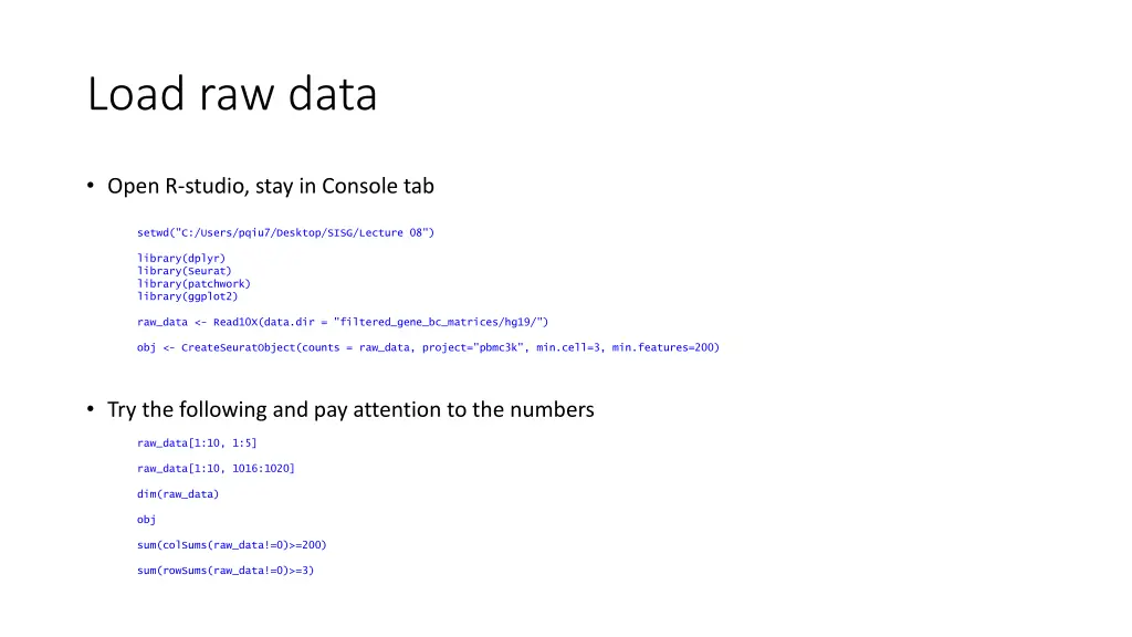 load raw data