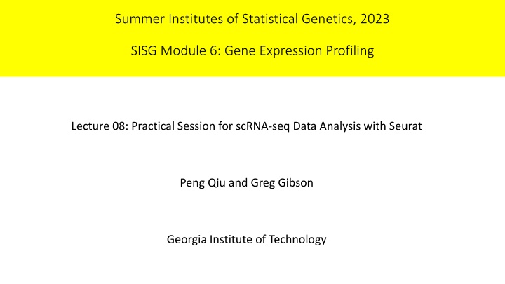 summer institutes of statistical genetics 2023