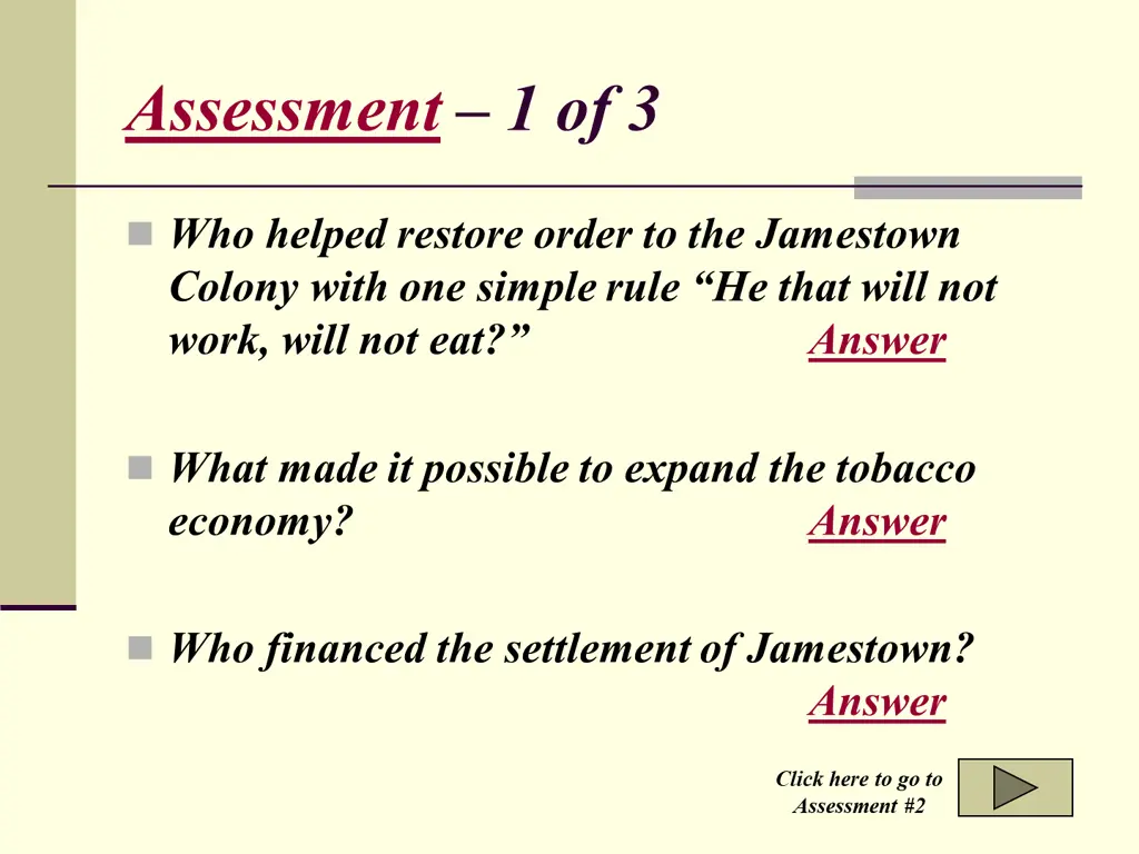 assessment 2 of 3