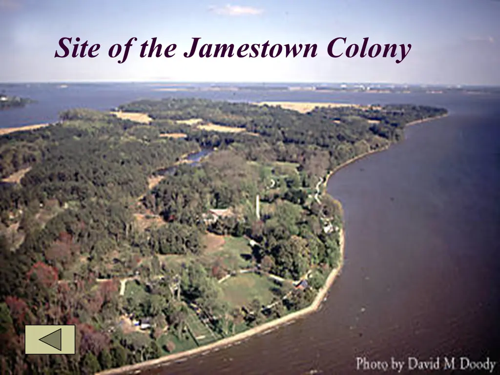 reasons for the location of jamestown