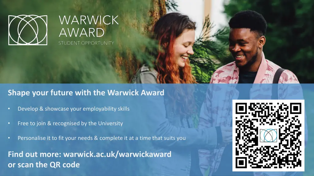 shape your future with the warwick award