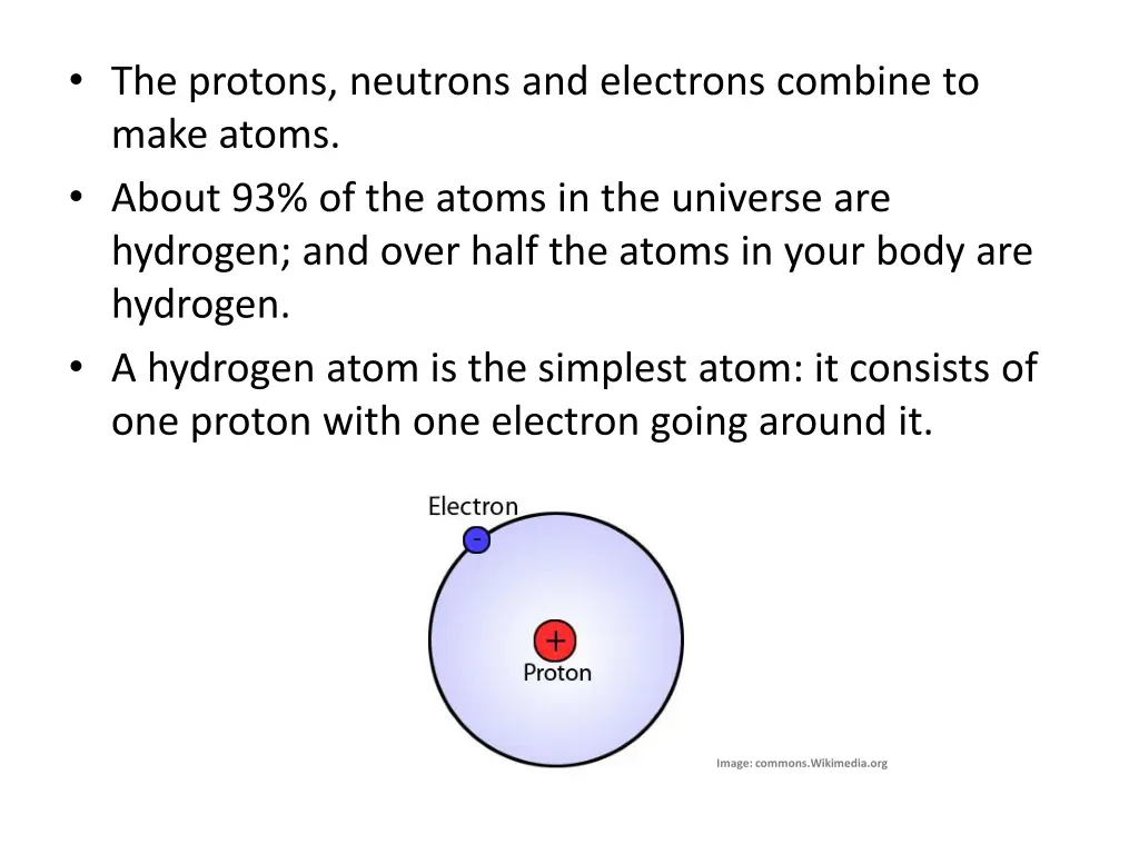 the protons neutrons and electrons combine