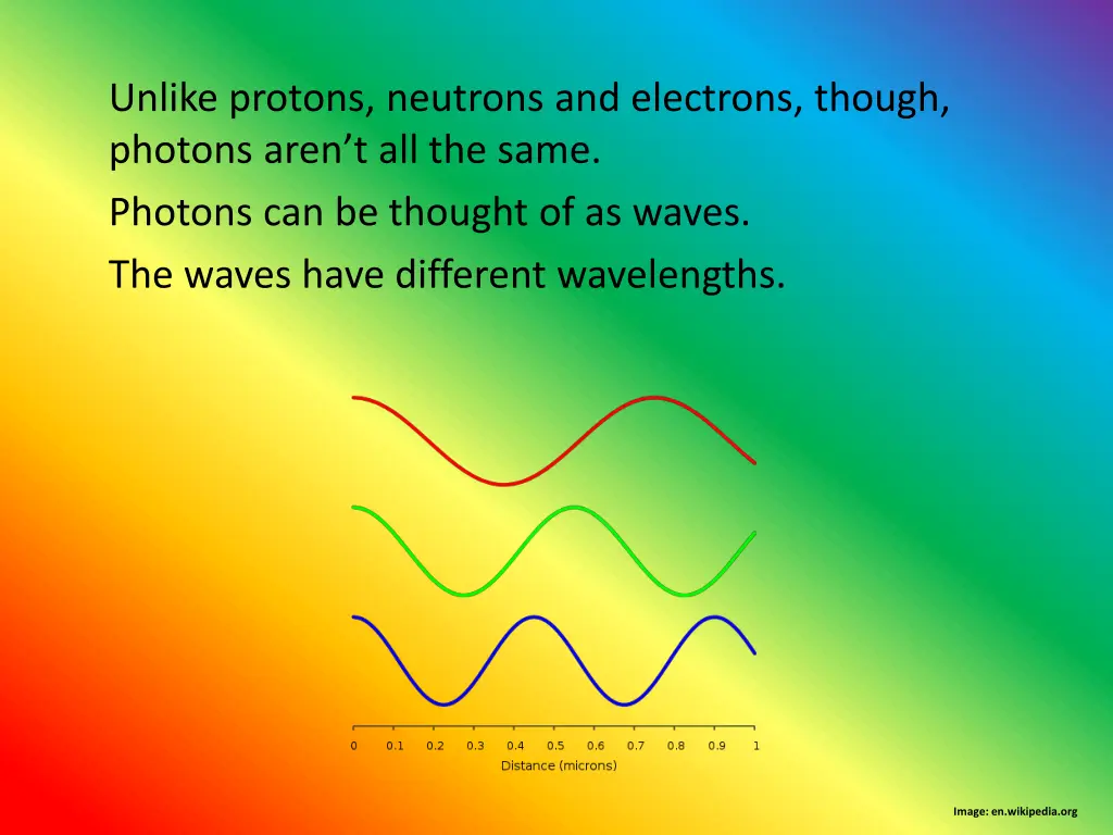 unlike protons neutrons and electrons though