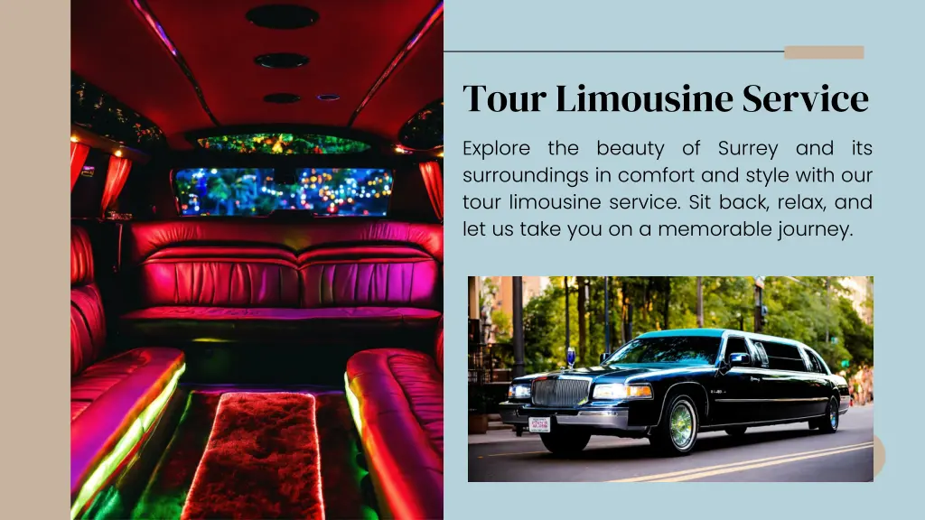 tour limousine service