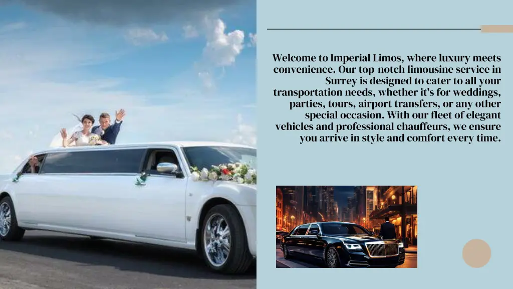 welcome to imperial limos where luxury meets