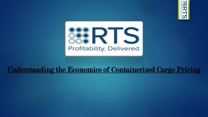 understanding the economics of containerized